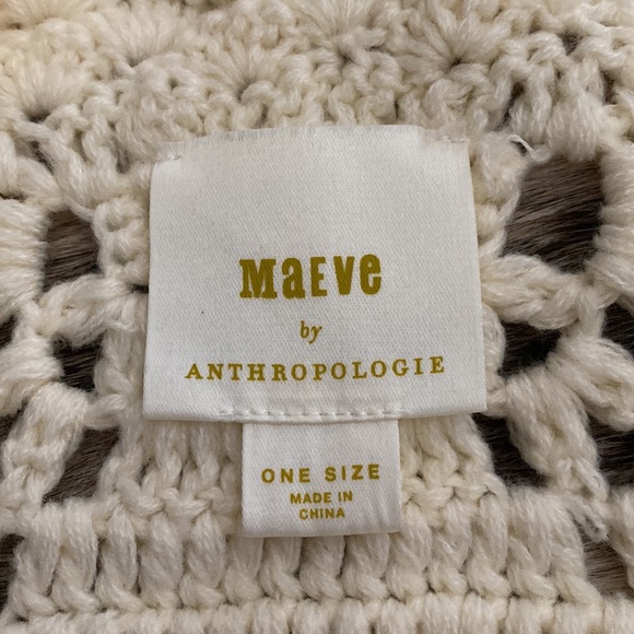 New Anthropologie Floral Crochet Cardigan - Picture 13 of 14